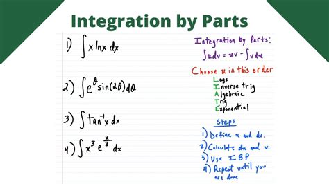 Integration by Parts .